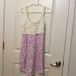 NWT crochet floral dress
